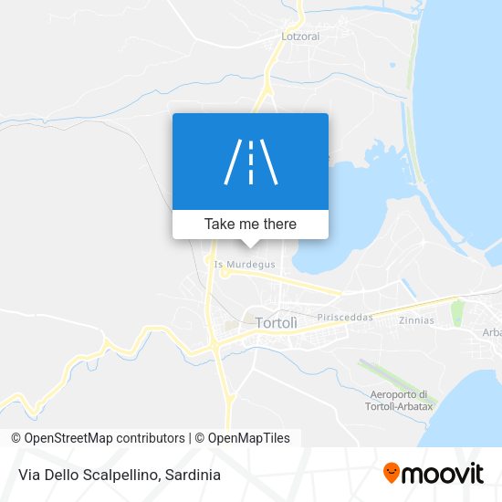 Via Dello Scalpellino map
