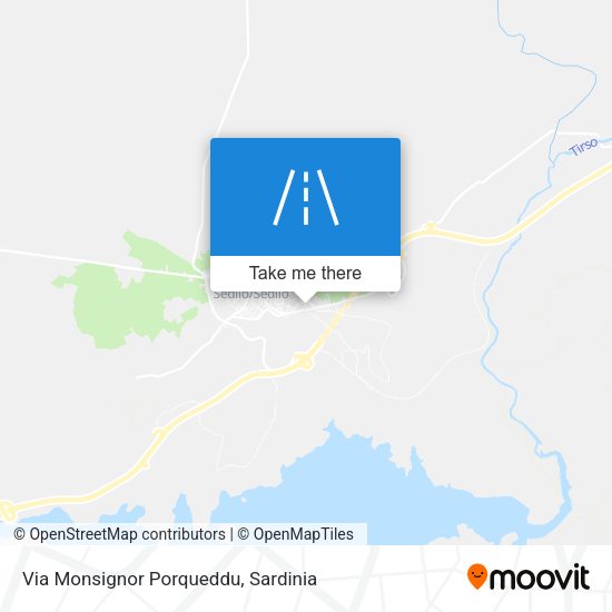 Via Monsignor Porqueddu map