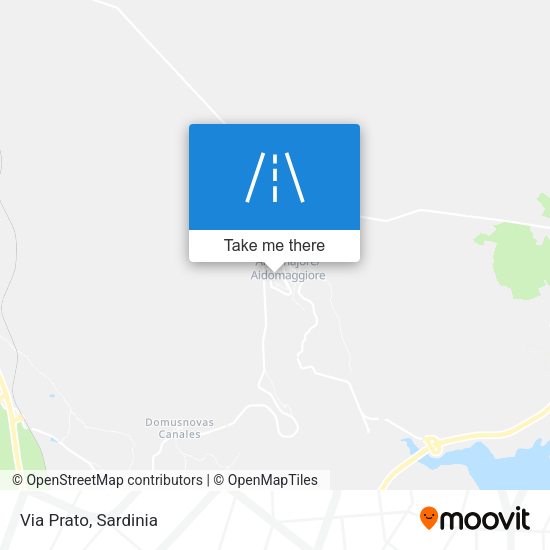 Via Prato map