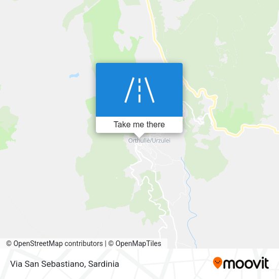 Via San Sebastiano map