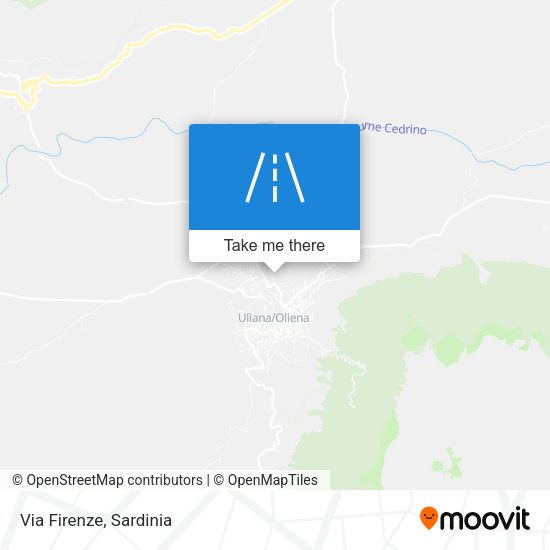 Via Firenze map