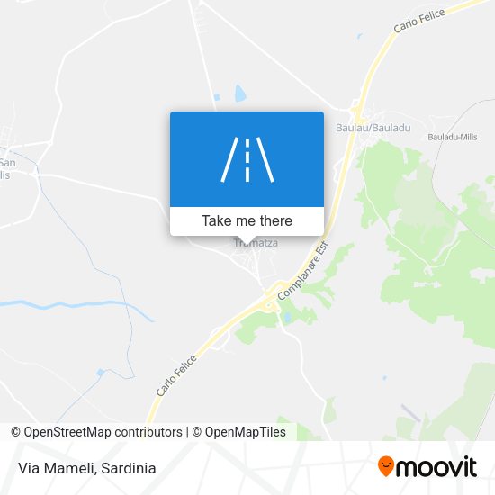 Via Mameli map