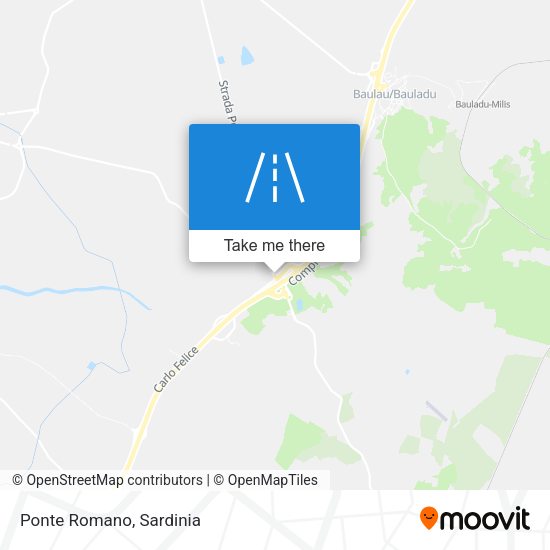 Ponte Romano map