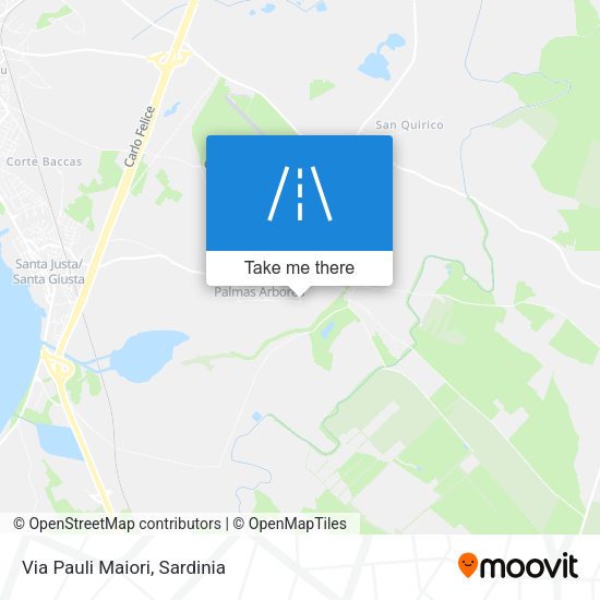 Via Pauli Maiori map