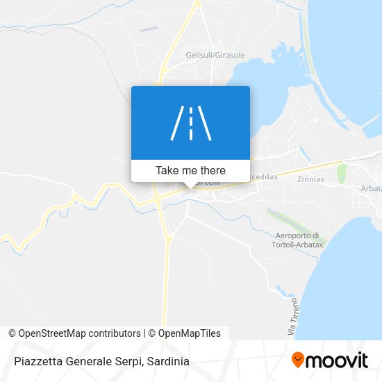 Piazzetta Generale Serpi map