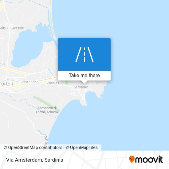 Via Amsterdam map