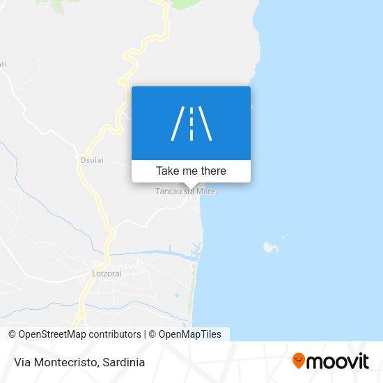 Via Montecristo map