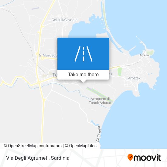 Via Degli Agrumeti map