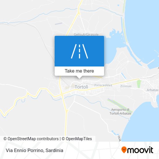 Via Ennio Porrino map