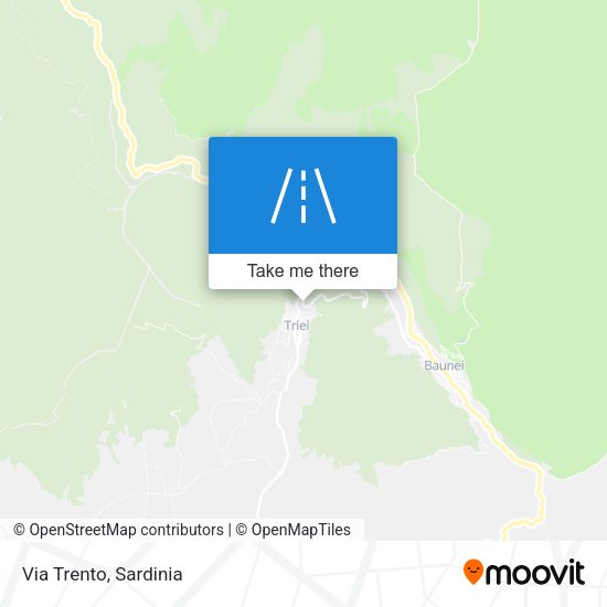 Via Trento map