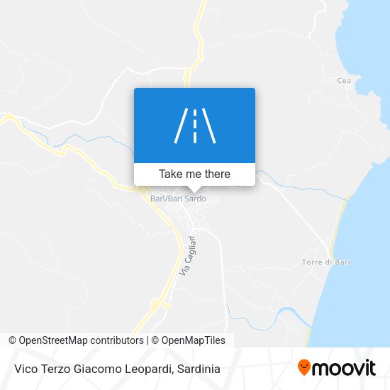 Vico Terzo Giacomo Leopardi map