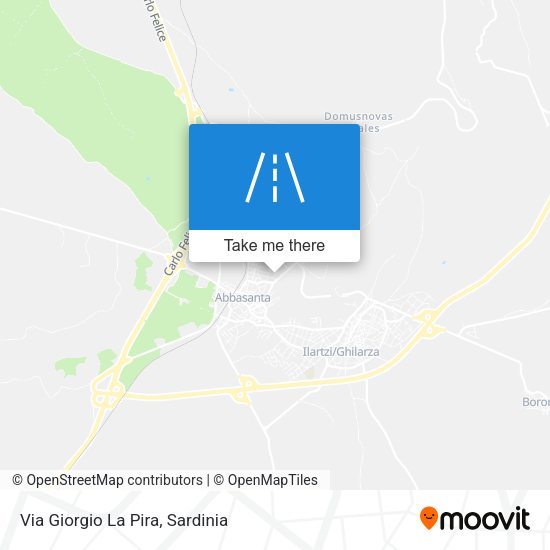 Via Giorgio La Pira map