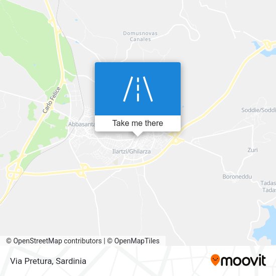 Via Pretura map