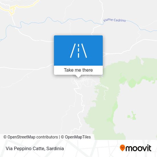 Via Peppino Catte map