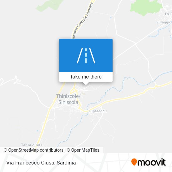 Via Francesco Ciusa map