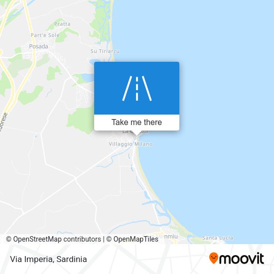 Via Imperia map