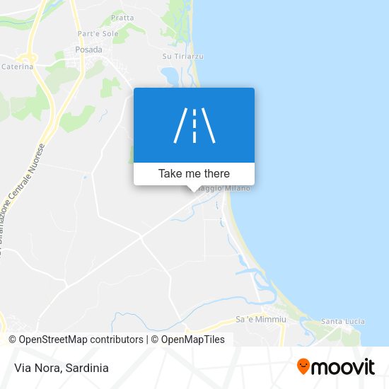 Via Nora map