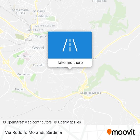 Via Rodolfo Morandi map