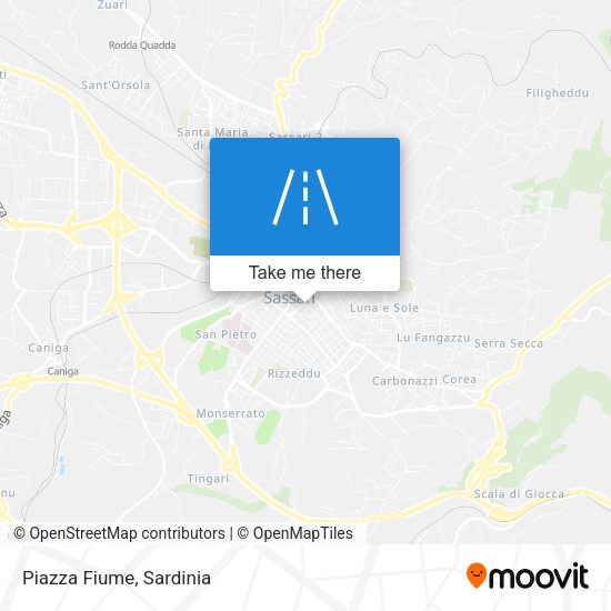 Piazza Fiume map