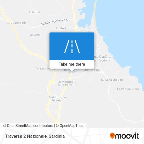 Traversa 2 Nazionale map