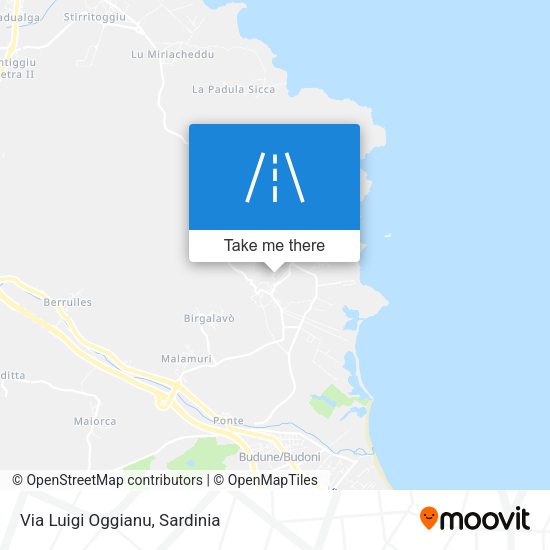 Via Luigi Oggianu map