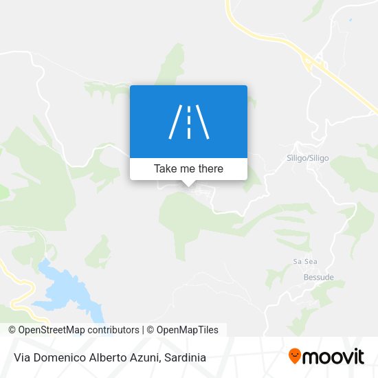Via Domenico Alberto Azuni map