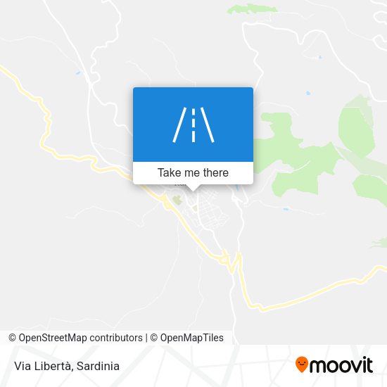 Via Libertà map