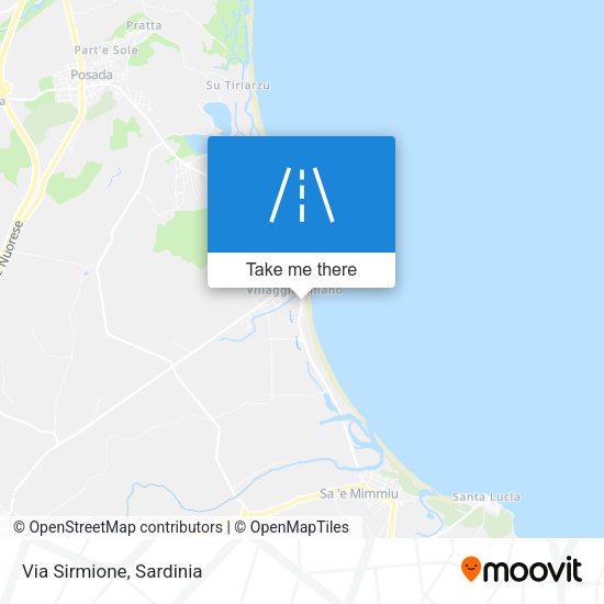 Via Sirmione map