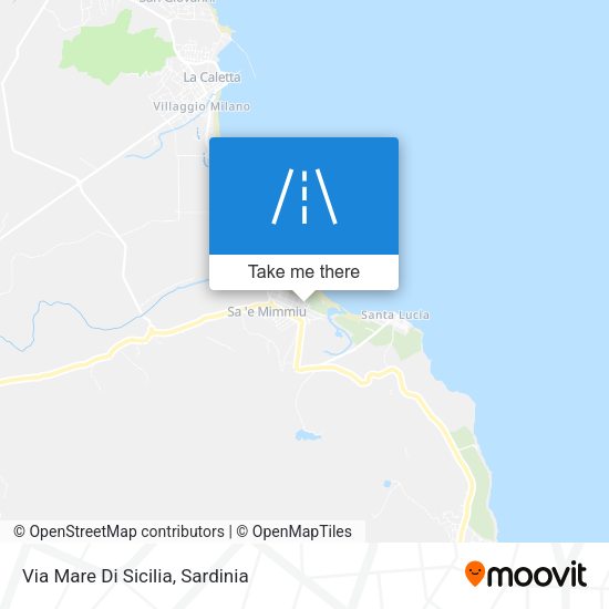 Via Mare Di Sicilia map
