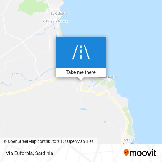 Via Euforbia map