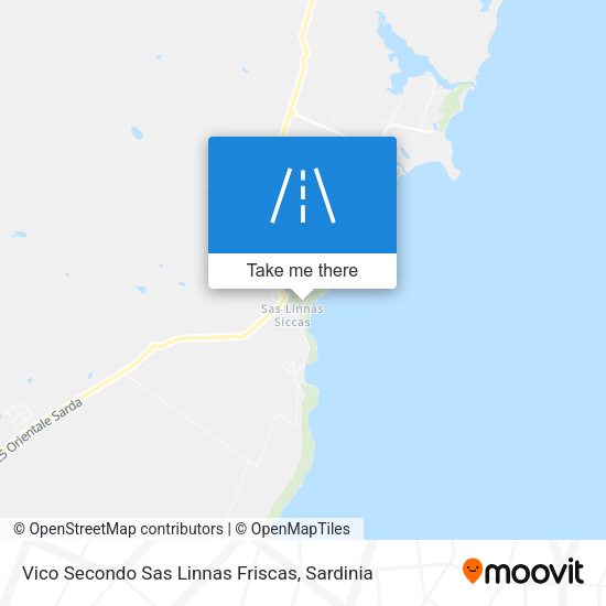 Vico Secondo Sas Linnas Friscas map