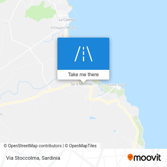 Via Stoccolma map