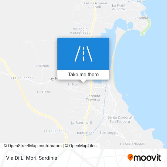 Via Di Li Mori map