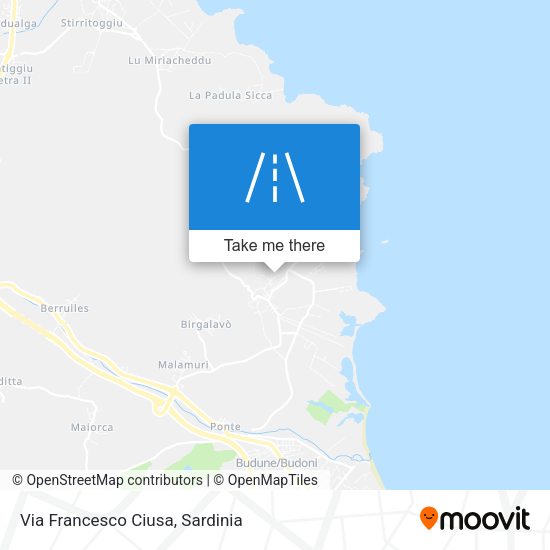Via Francesco Ciusa map