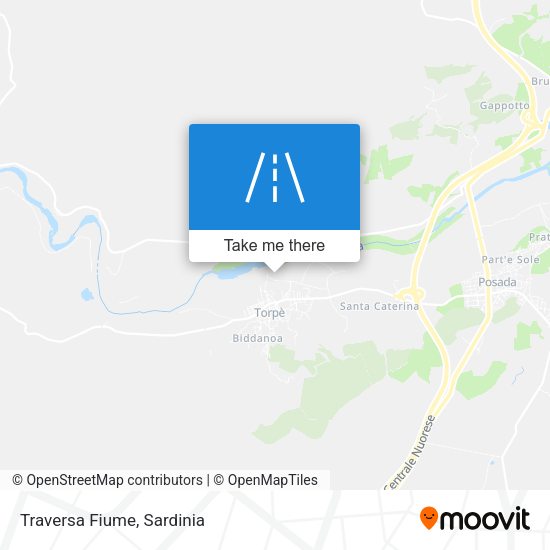 Traversa Fiume map