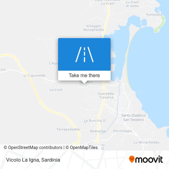 Vicolo La Igna map