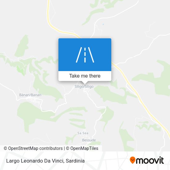 Largo Leonardo Da Vinci map