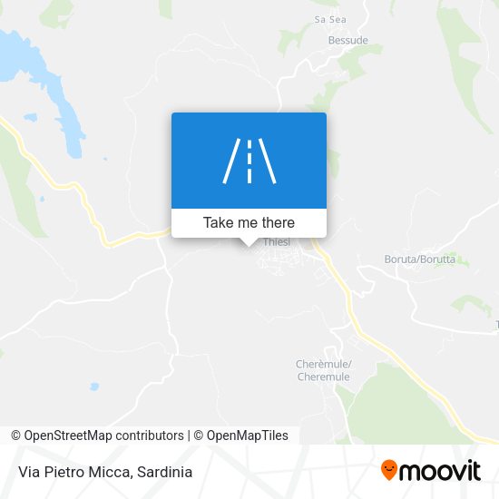 Via Pietro Micca map