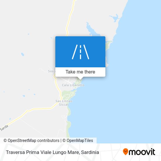 Traversa Prima Viale Lungo Mare map