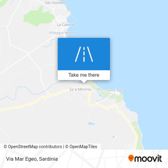 Via Mar Egeo map