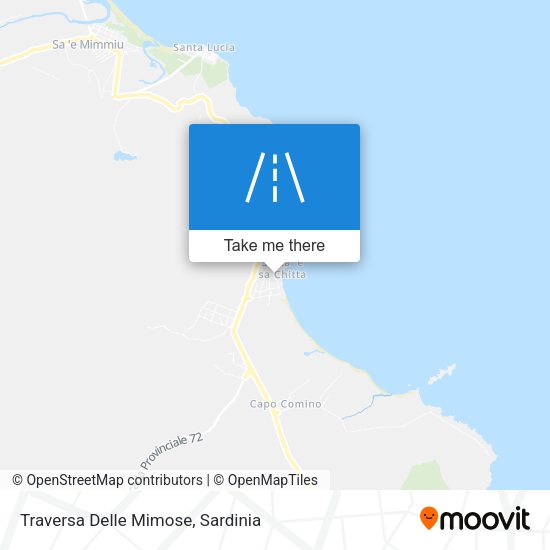 Traversa Delle Mimose map