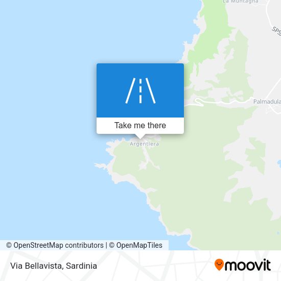 Via Bellavista map