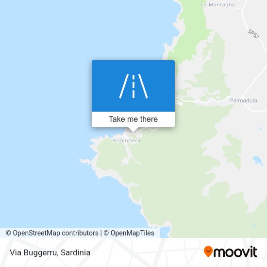 Via Buggerru map
