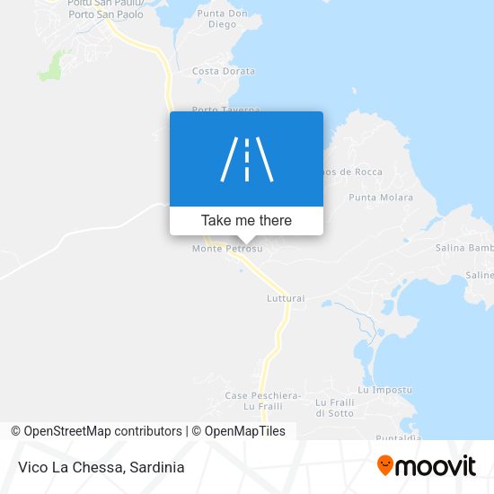 Vico La Chessa map