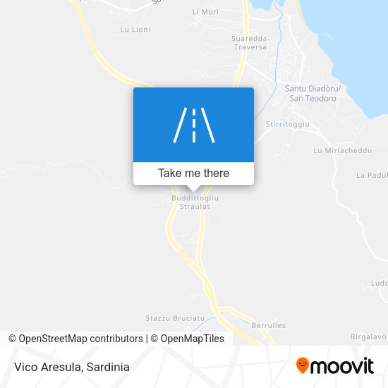 Vico Aresula map