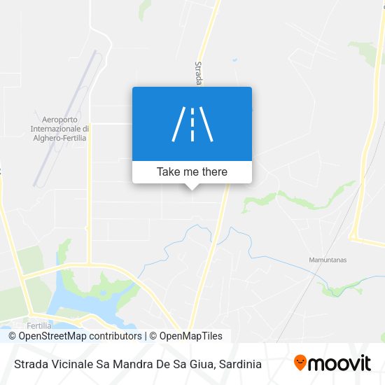 Strada Vicinale Sa Mandra De Sa Giua map