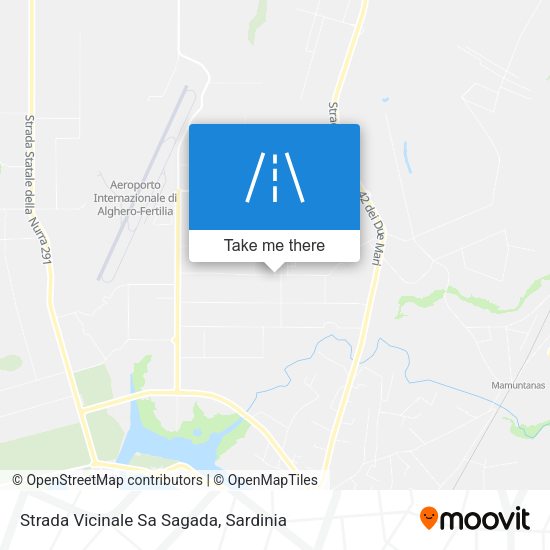 Strada Vicinale Sa Sagada map