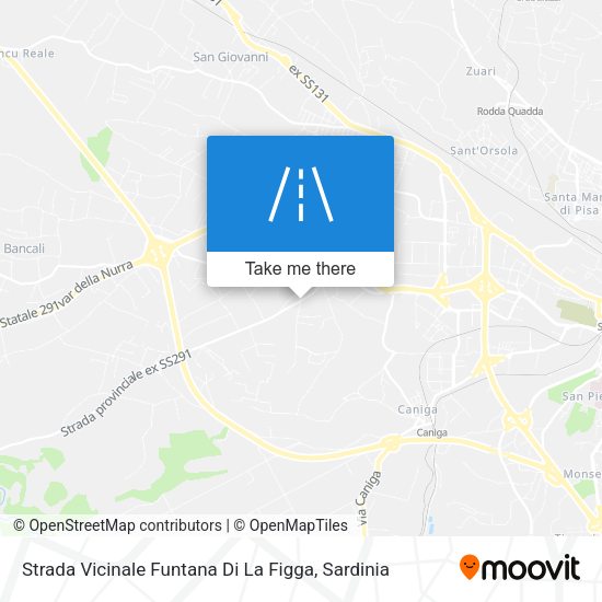 Strada Vicinale Funtana Di La Figga map