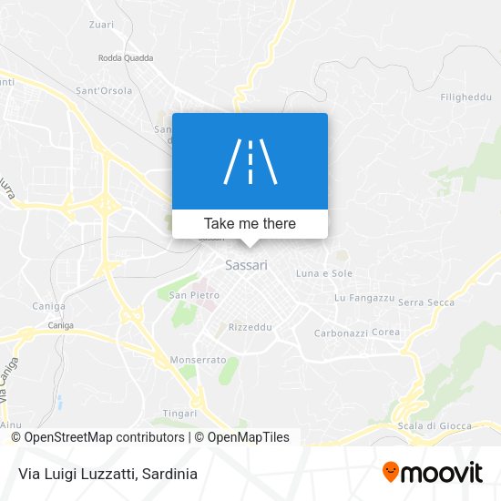 Via Luigi Luzzatti map