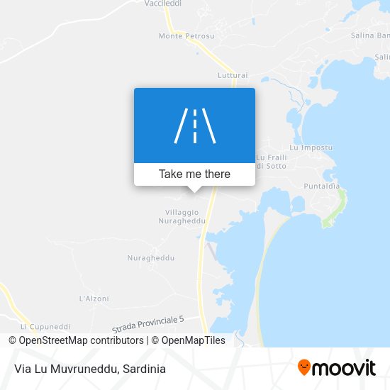 Via Lu Muvruneddu map